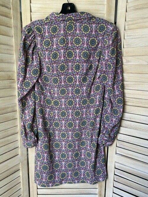 Nicole Miller Purple Green Blue Yellow Msrp Short Casual Dress