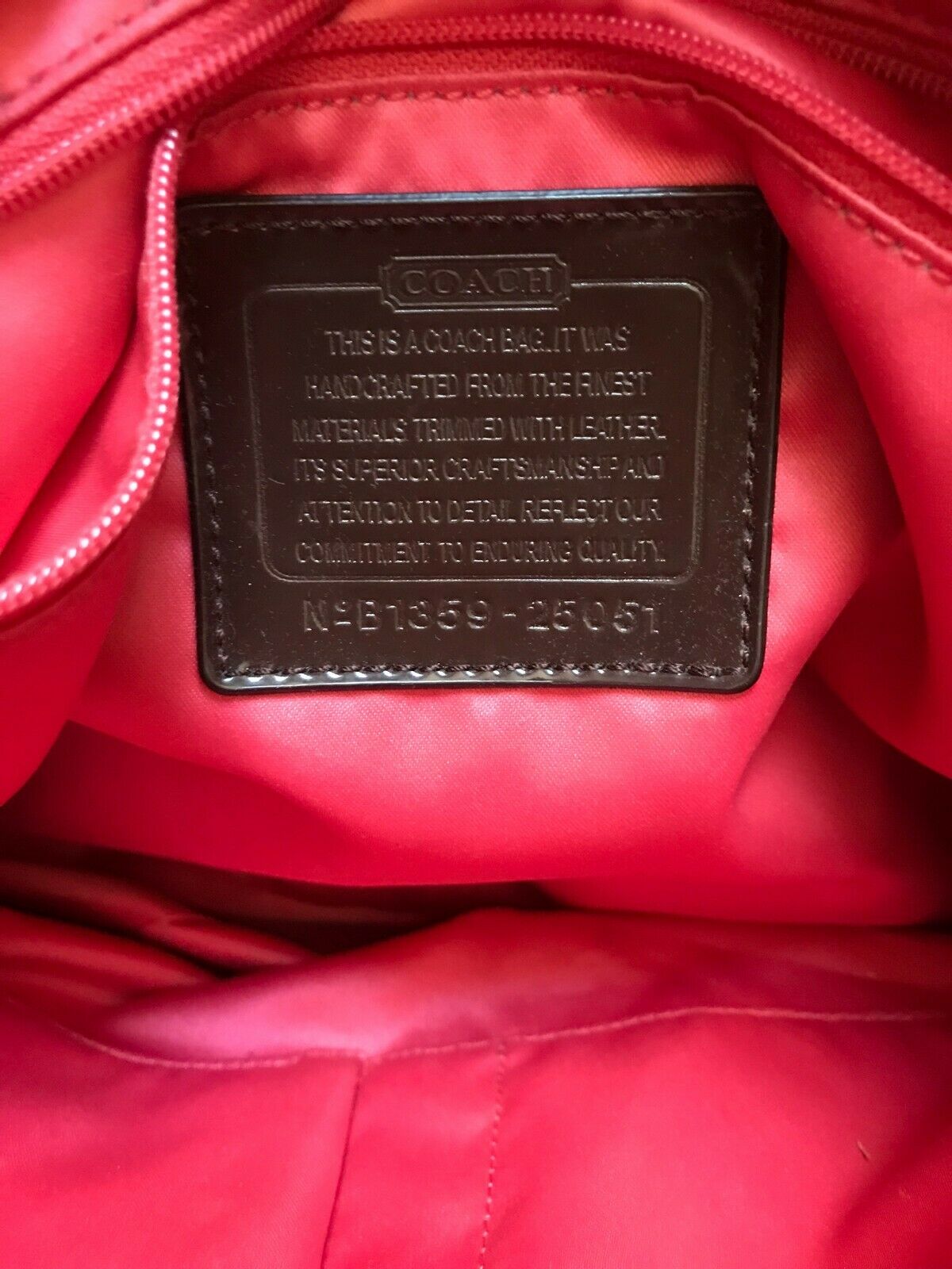 COACH Medium Interwoven Jacquard Bag - Tan