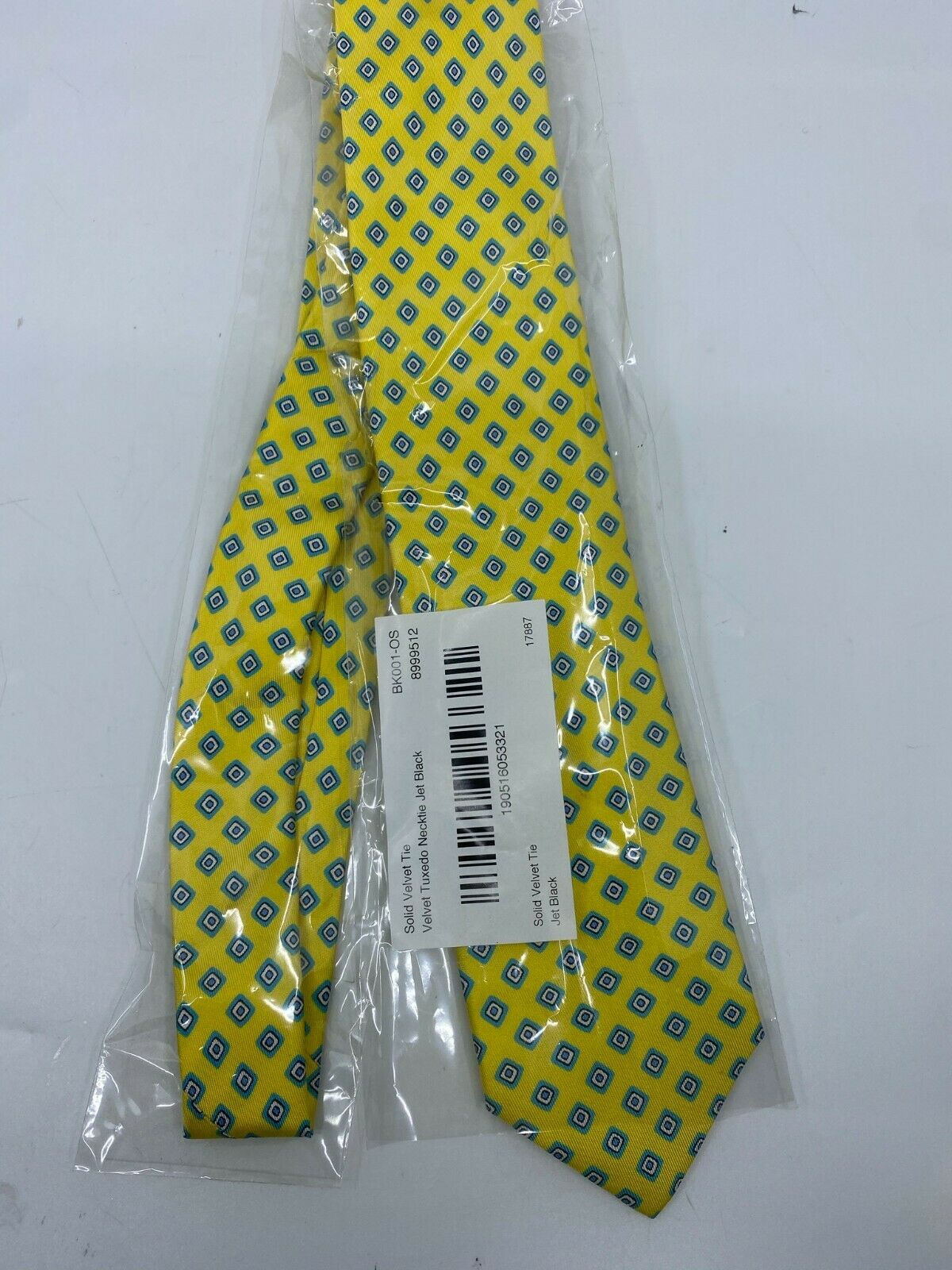 NWOT BONOBOS Neck Tie Yellow Diamond Great for Spring MSRP 98