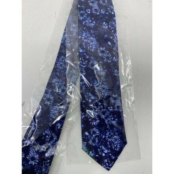 New! BONOBOS Navy White Premium Neck Tie Handmade