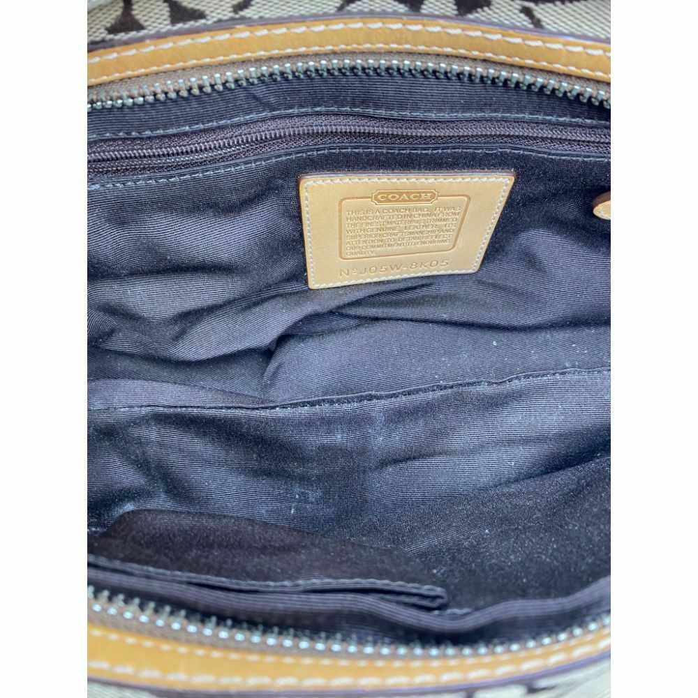 Coach Women's Tan Brown Medium Fabric Tote Bag