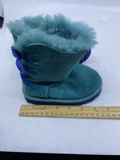 Ugg Australia Blue Kids Back Bootsbooties Size Us