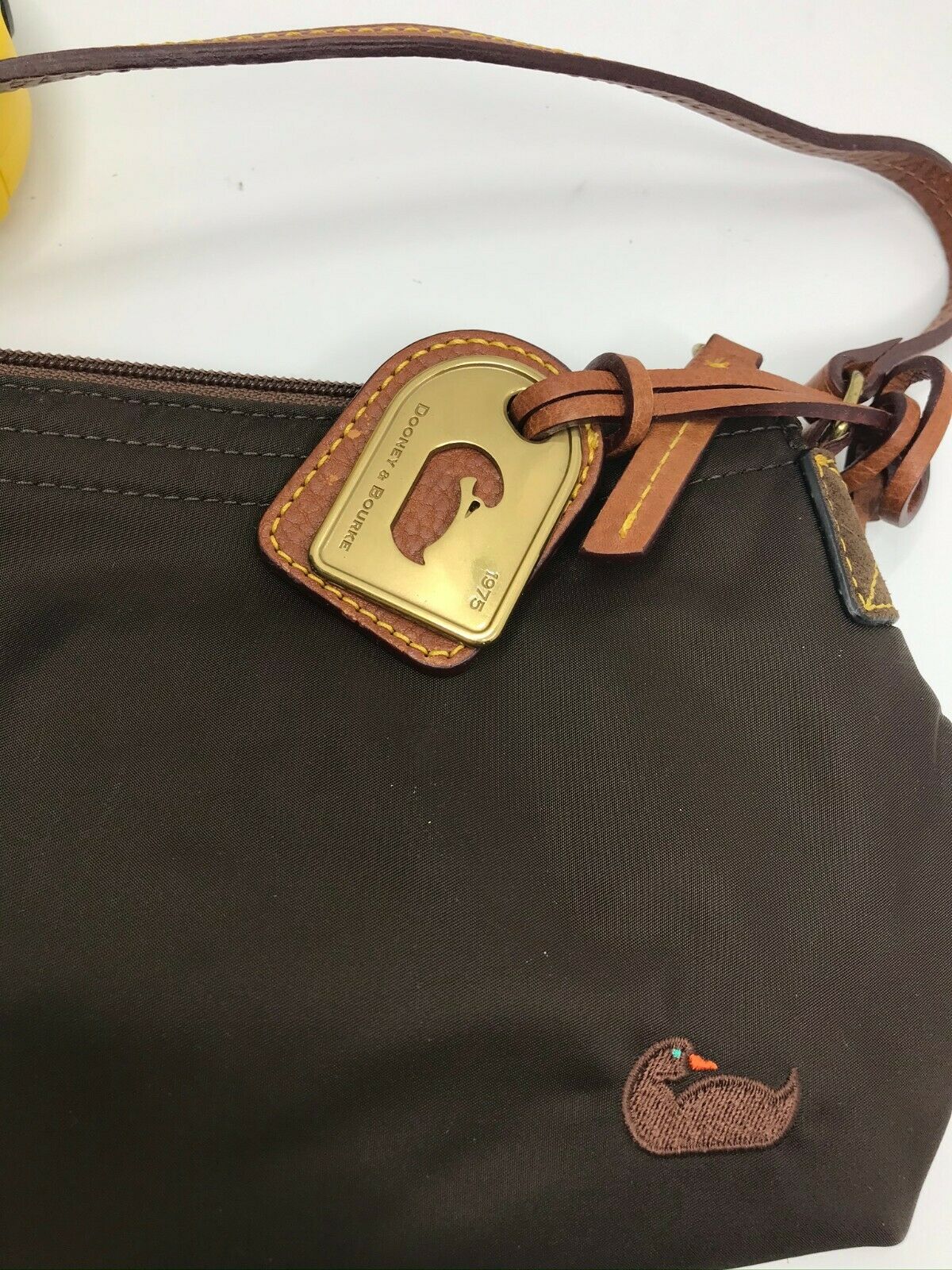 Dooney & Bourkek Brown Small Shoulder Bag