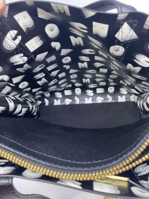 Marc Jacobs Repeat Black Leather Cross Body Bag