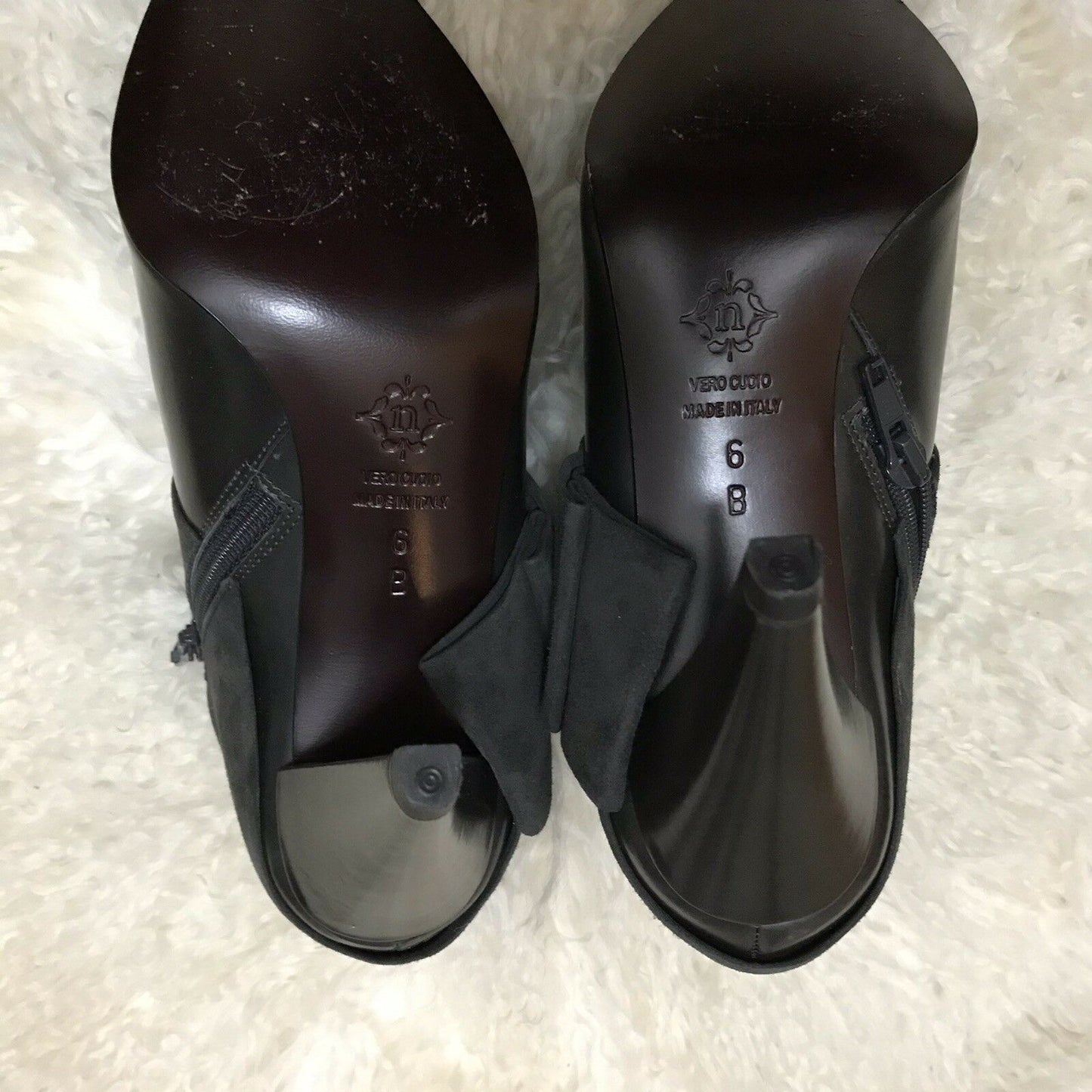 NANETTE LEPORE Black leather Booties Size 6