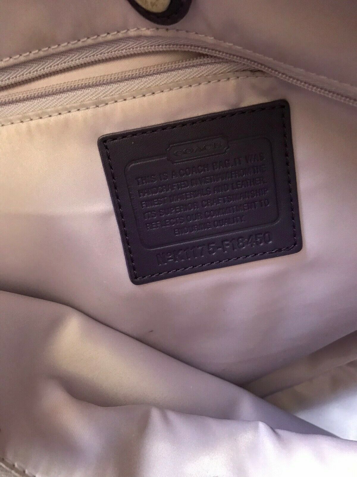 COACH Fabric Tote Bag