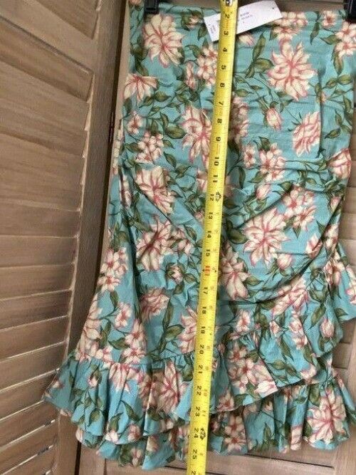 nicole miller multicolor w w skirt floral set msrp small blouse