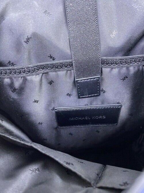 Michael Kors Hudson Logo And Rucksack Admiral Mlti Leather Backpack