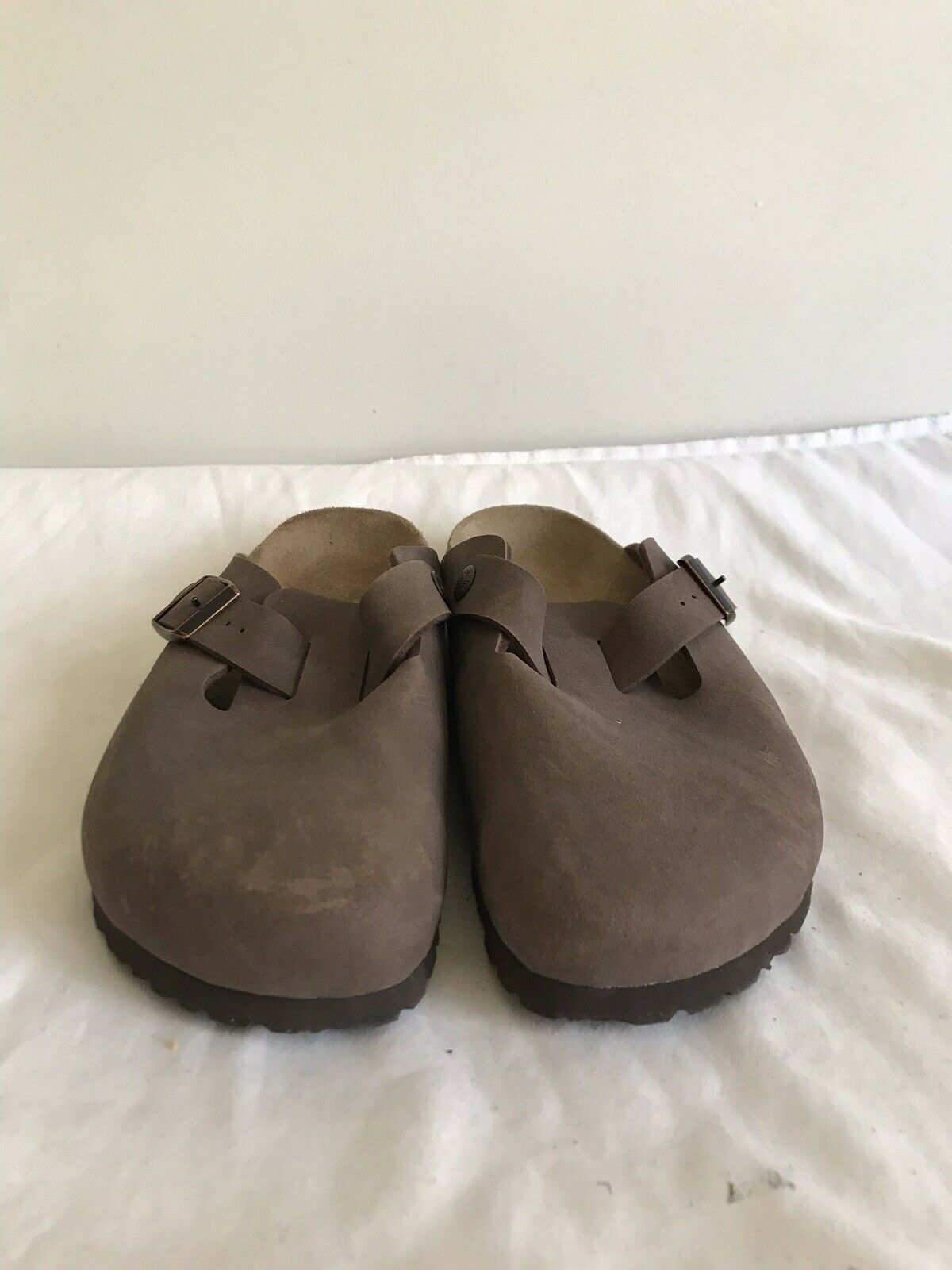 BIRKENSTOCK SLIPPERS-Brown-Size L8 M6