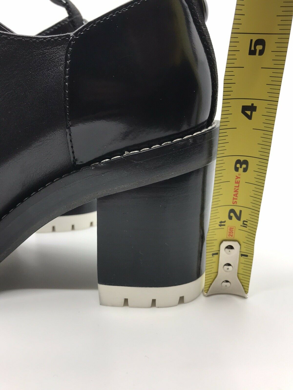 TORY BURCH Black Leather High Heel Booties 7
