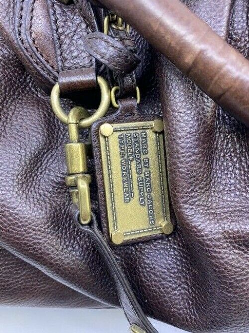 Marc By Marc Jacobs Classic Q Groovy Dark Brown Pebbled Leather Weekendtravel Ba