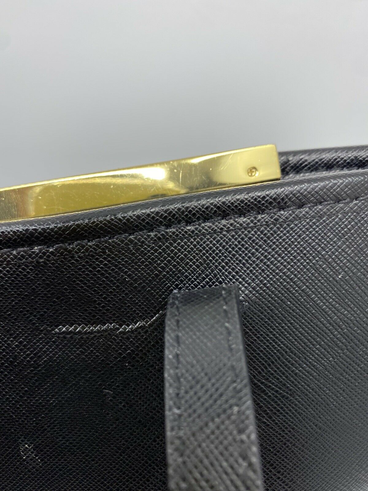 Ted Baker XL Black Saffiano Tote Bag