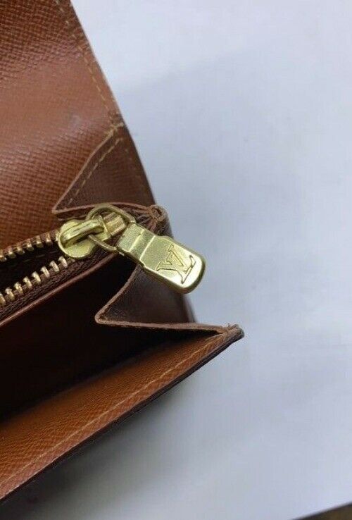 Louis Vuitton Brown Sarah Monogram Vintage Wallet