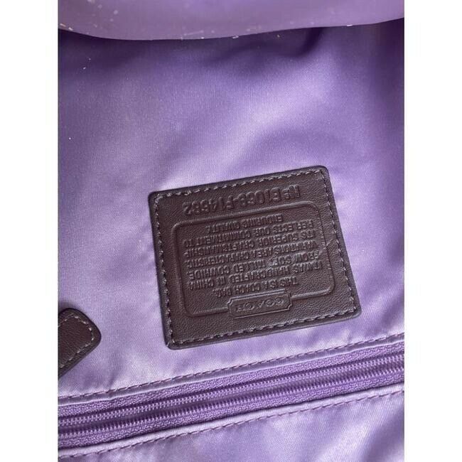COACH Large Brown Leather Shoulder Bag