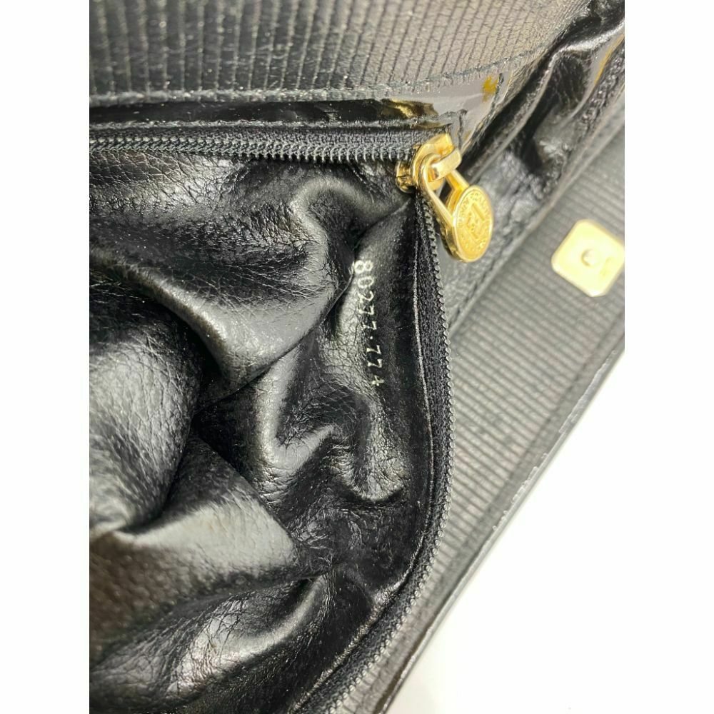 Vintage FENDI Black Clutch