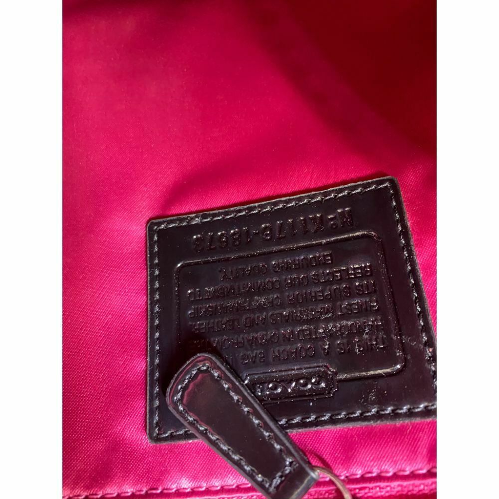 COACH XL Quilted Patent Black Leather Shouder/ Crossbody Bag