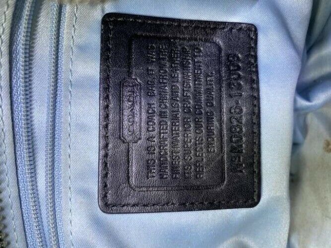 coach bag large black fabric tote