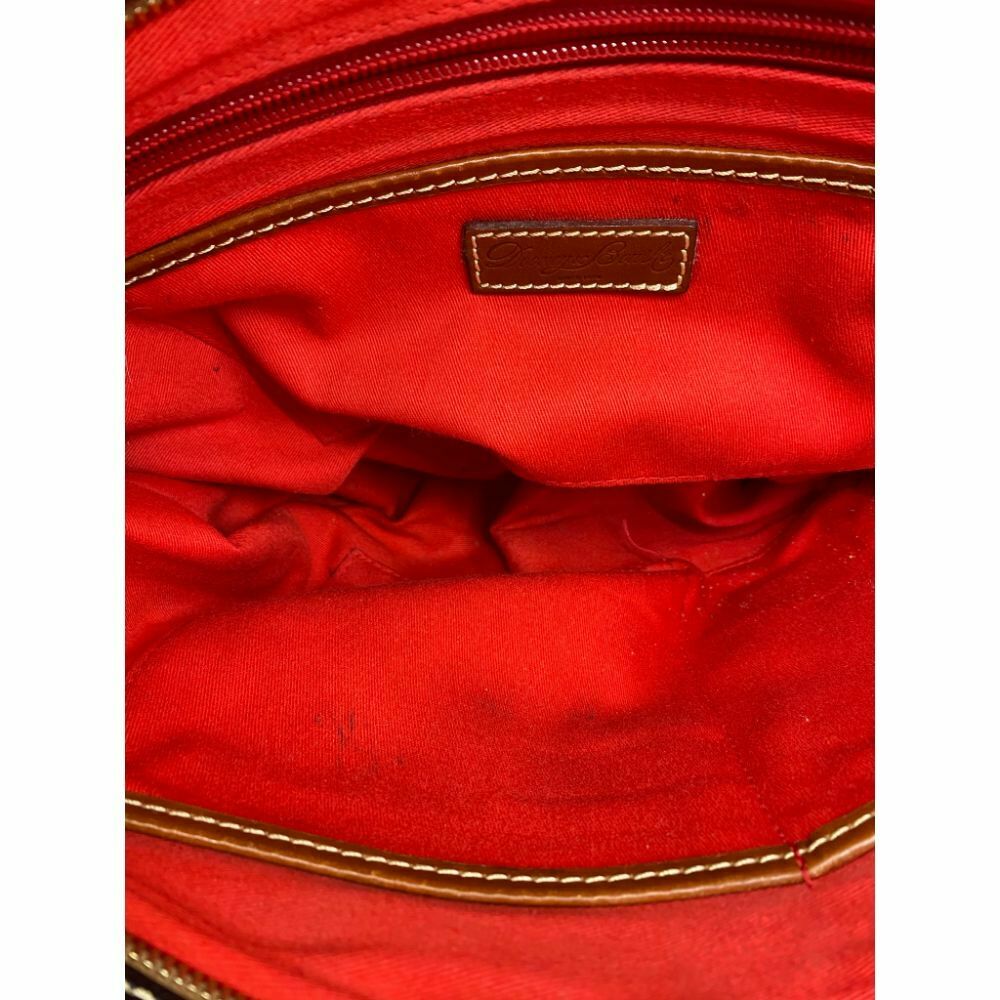 DOONEY & BOURKE Brown Black Large Leather Tote Bag