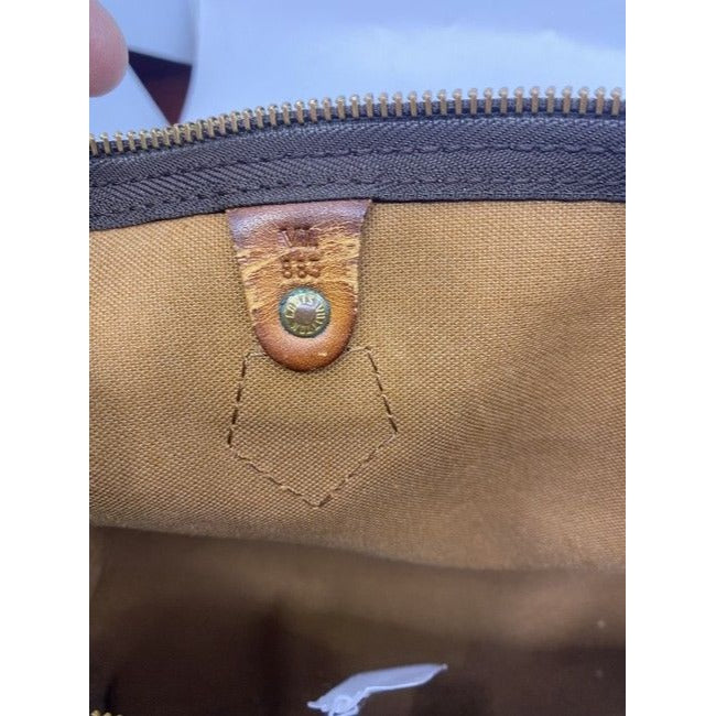 Louis Vuitton Speedy Brown Monogram Canvas Shoulder Bag