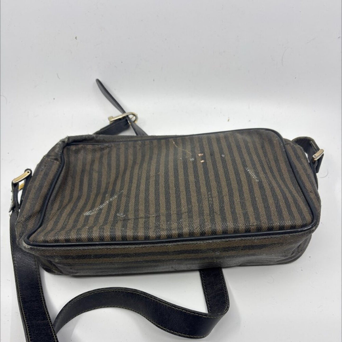 Vintage Fendi Crossbody Bag - Brown/Black