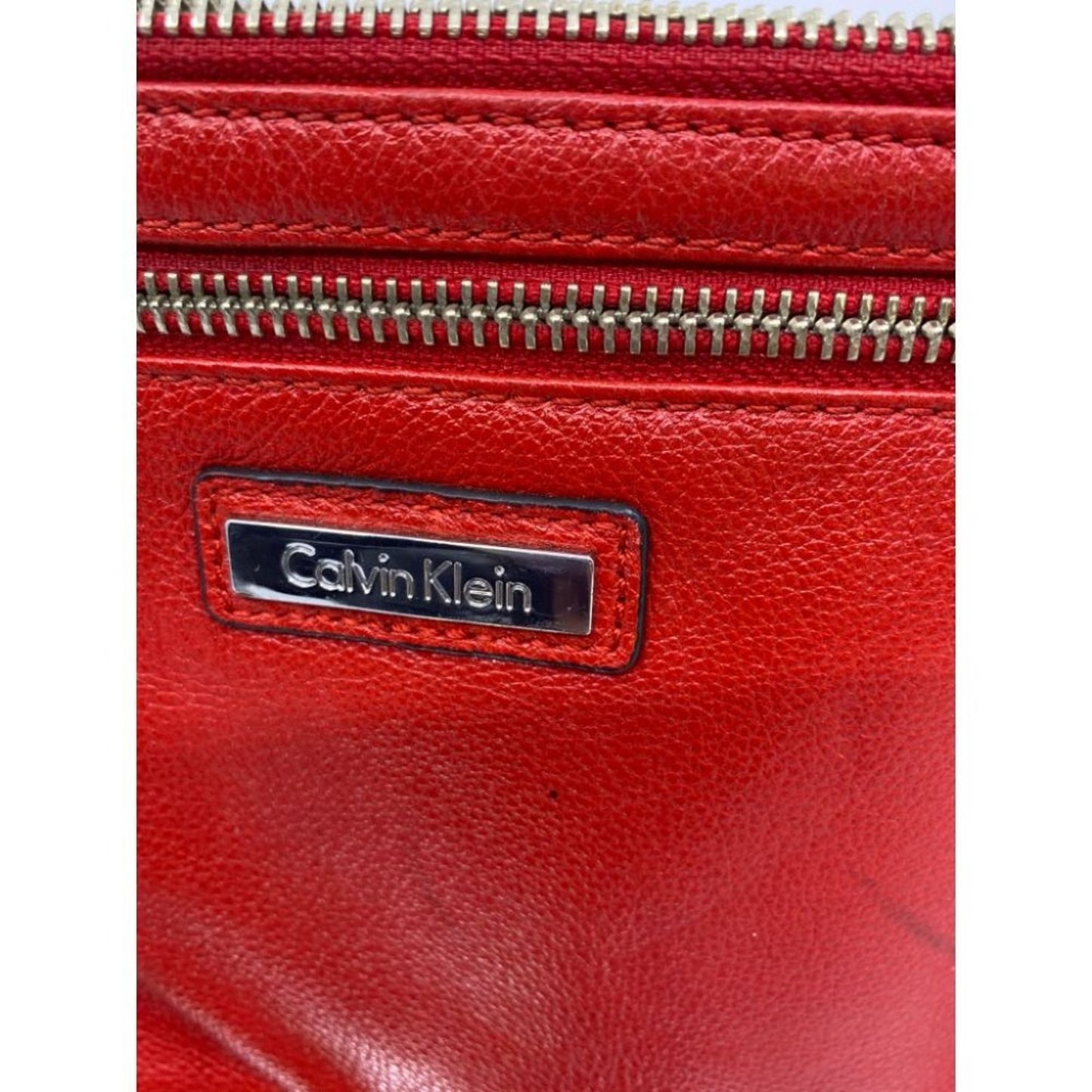 Calvin Klein Red Wristlet