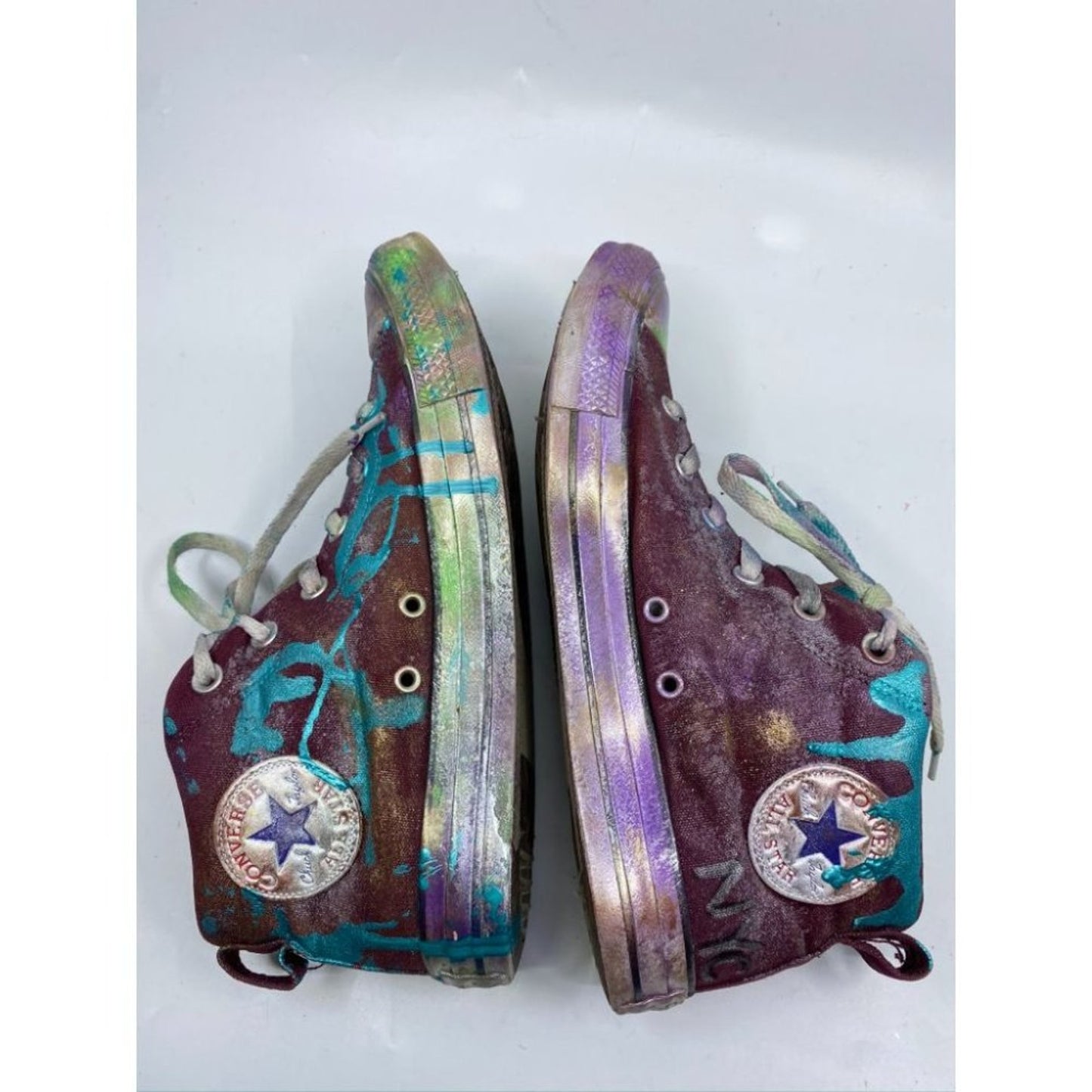 Converse Sneaker Customized Multicolor Womens 10.5