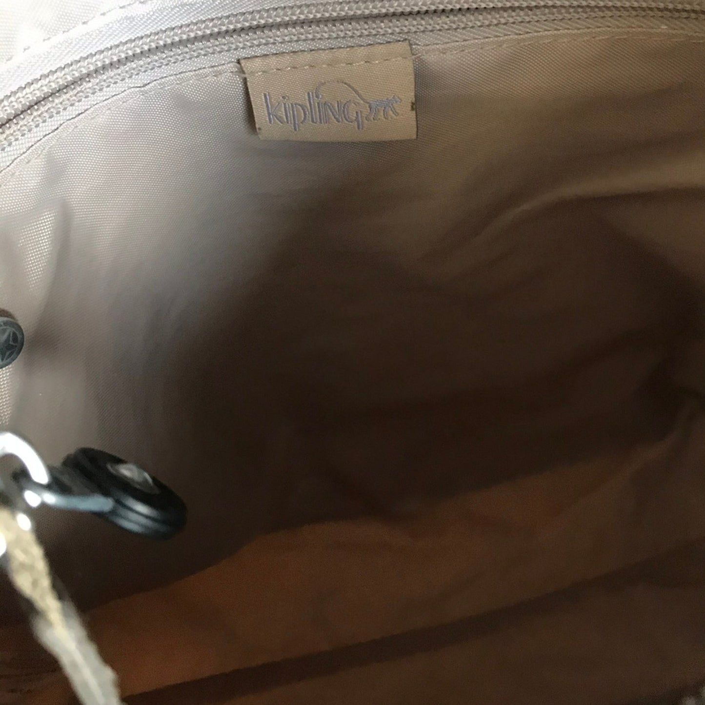 Kipling White Nylon Medium Crossbody Bag