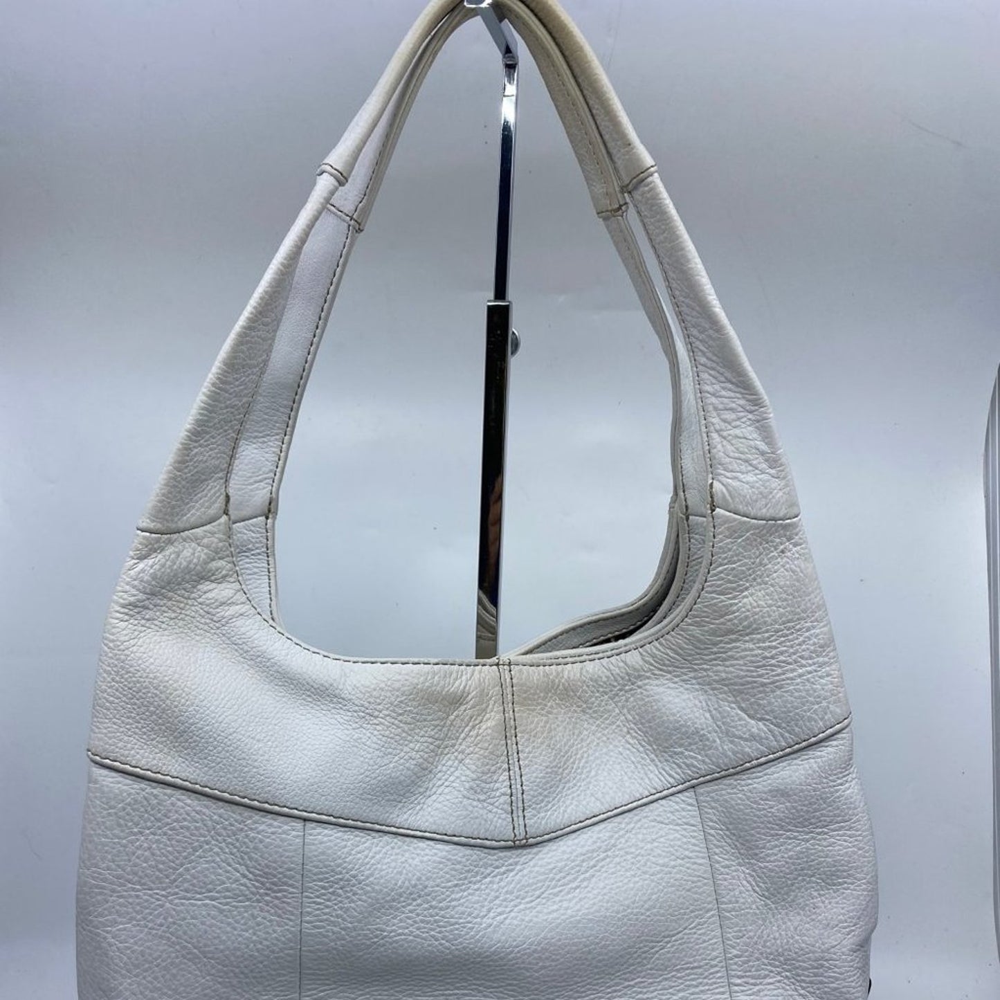 TIGNANELLO White Leather Shoulder Bag