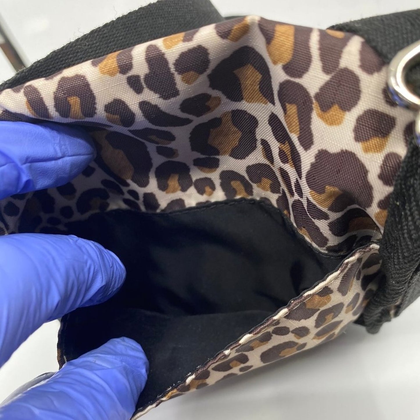 LeSportsac Leopard Fabric Long Strap Wristlet