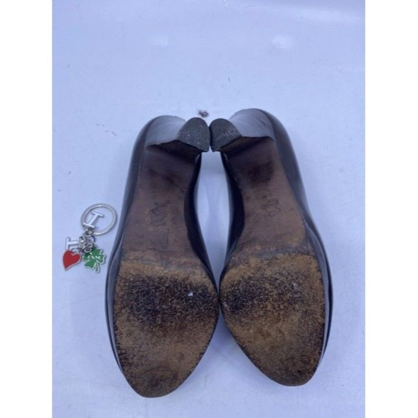 Tory Burch Brown Leather Mid Heel Pumps Size Us