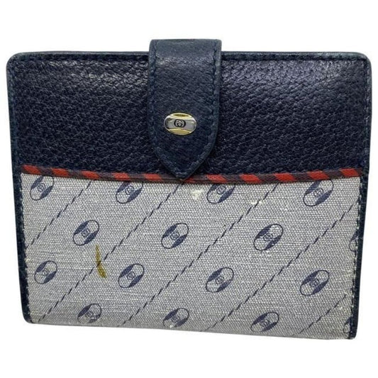 gucci black rare vintage change and id holder wall