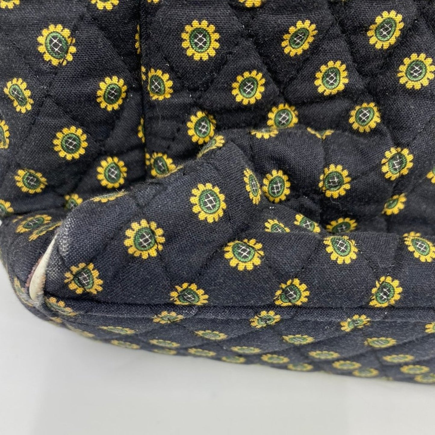 Vera Bradley Black Fabric Large Tote Bag