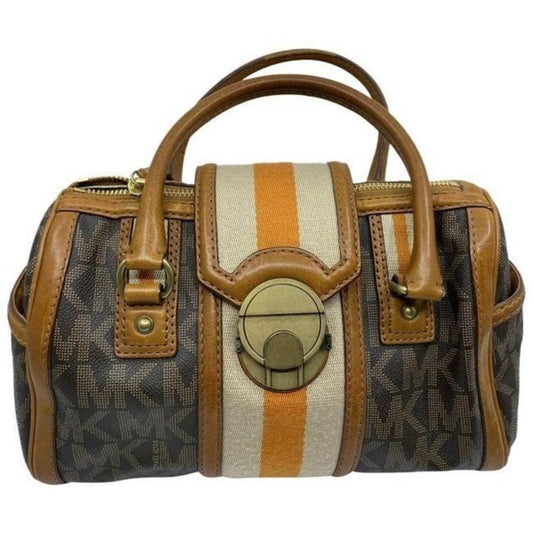 michael kors bowling bag brown tote