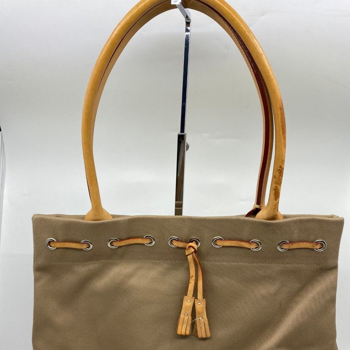 Dooney & Bourke XL Size Tan Nylon Shoulder Bag