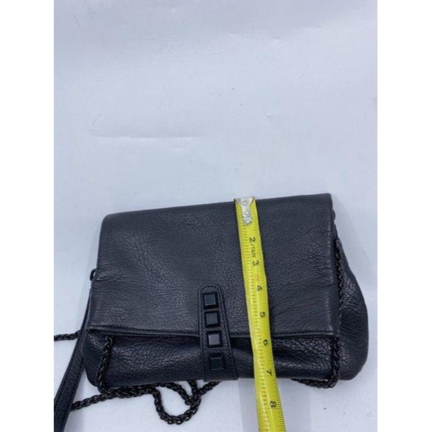 Nicole Miller Nwot Msrp Black Leather Cross Body B