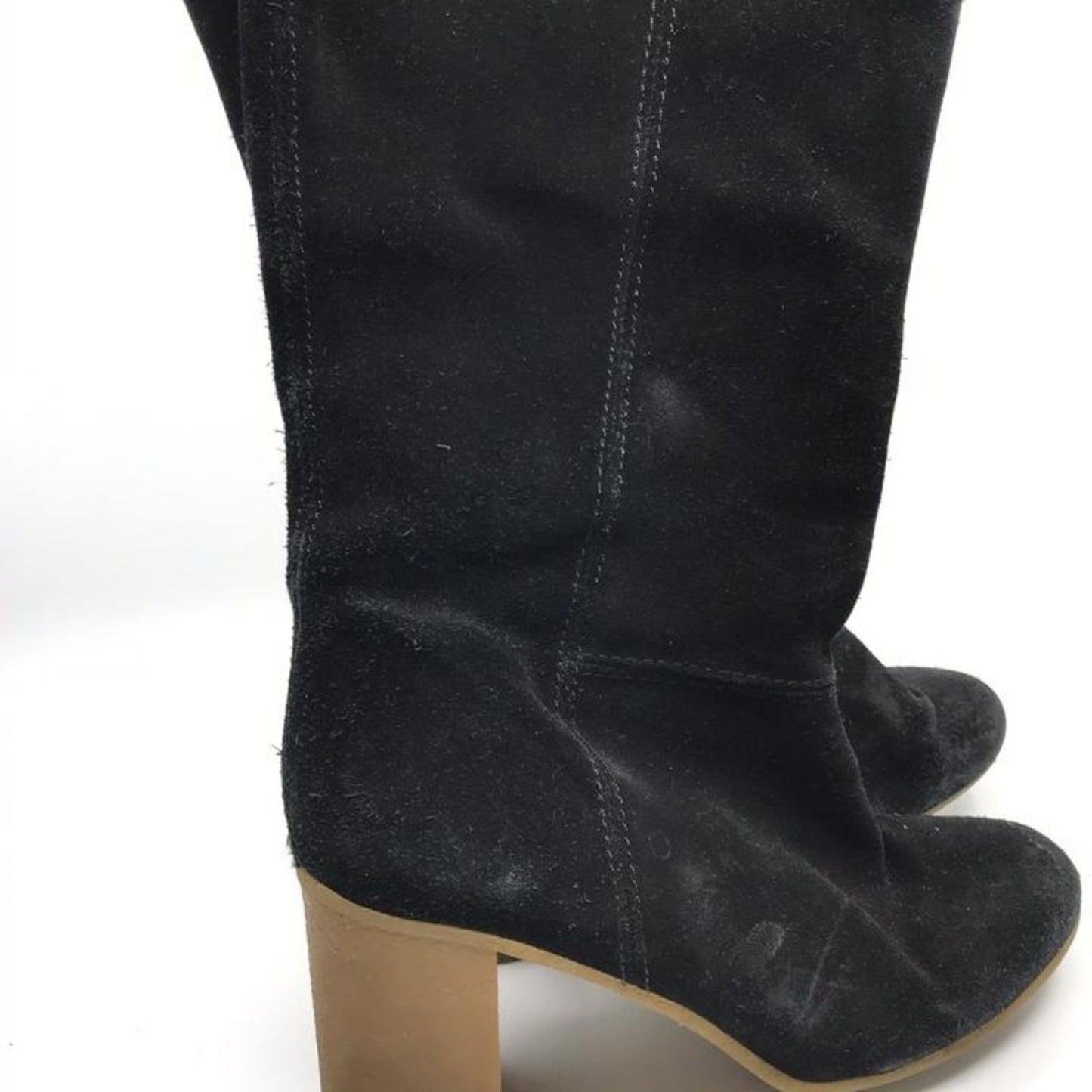 Zara Black Knee High Boots/Booties Size: US 8