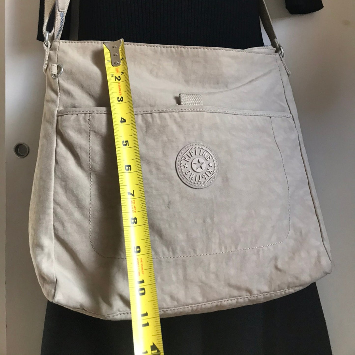 Kipling White Nylon Medium Crossbody Bag