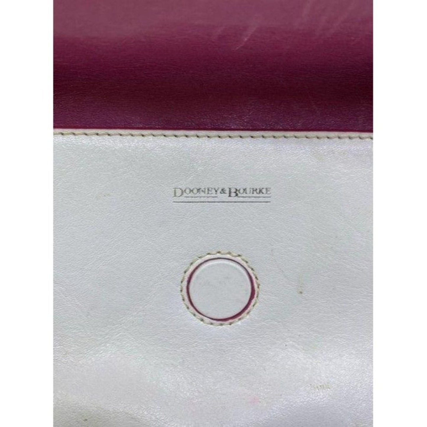 dooney and bourke mini purse white leather tote