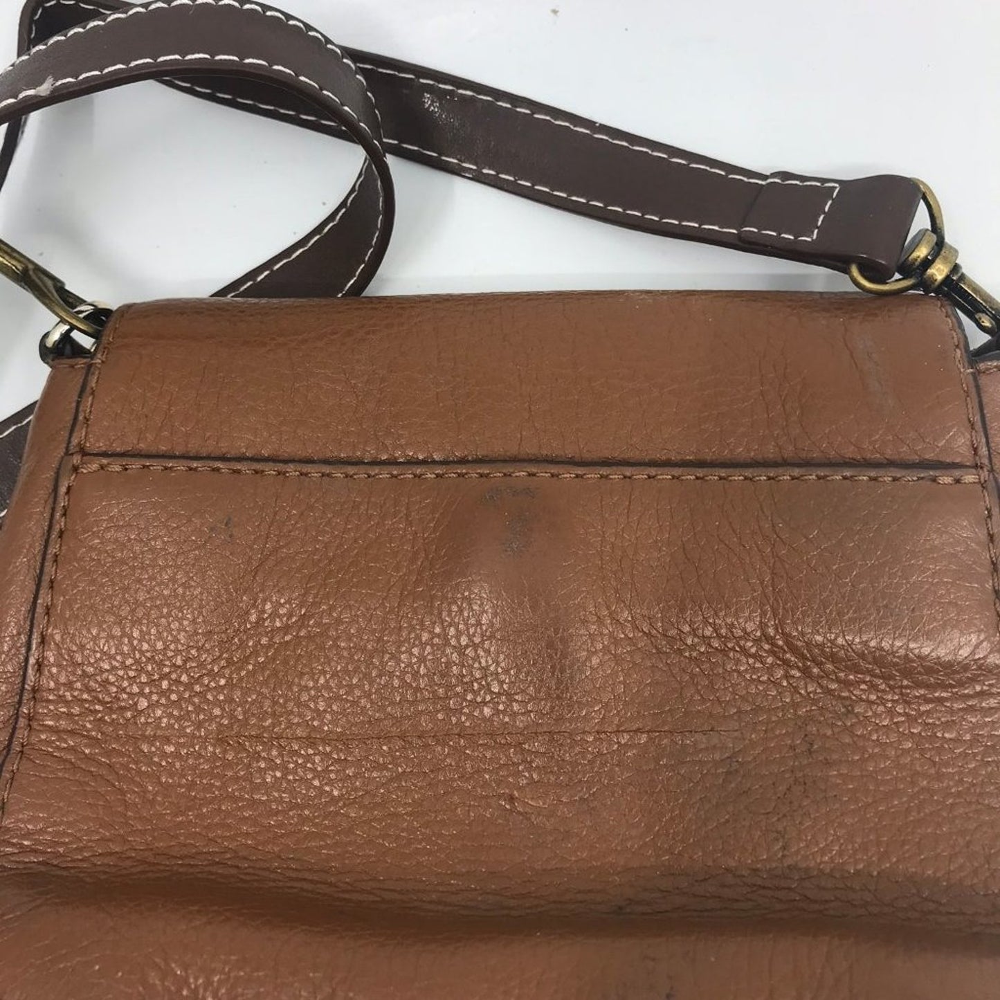 Michael Kors Customized Brown Leathe Crossbody Bag