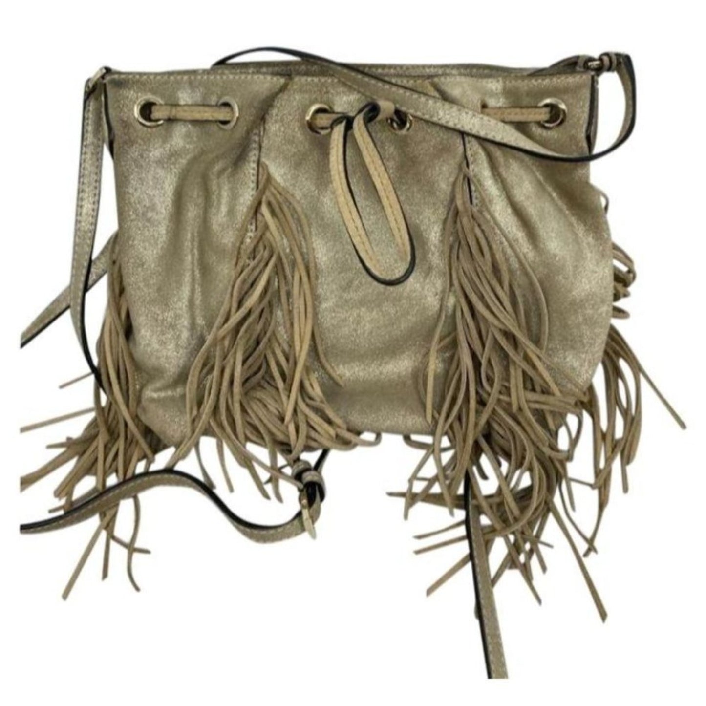 Diane Von Furstenberg Women's Gold Crossbody Bag