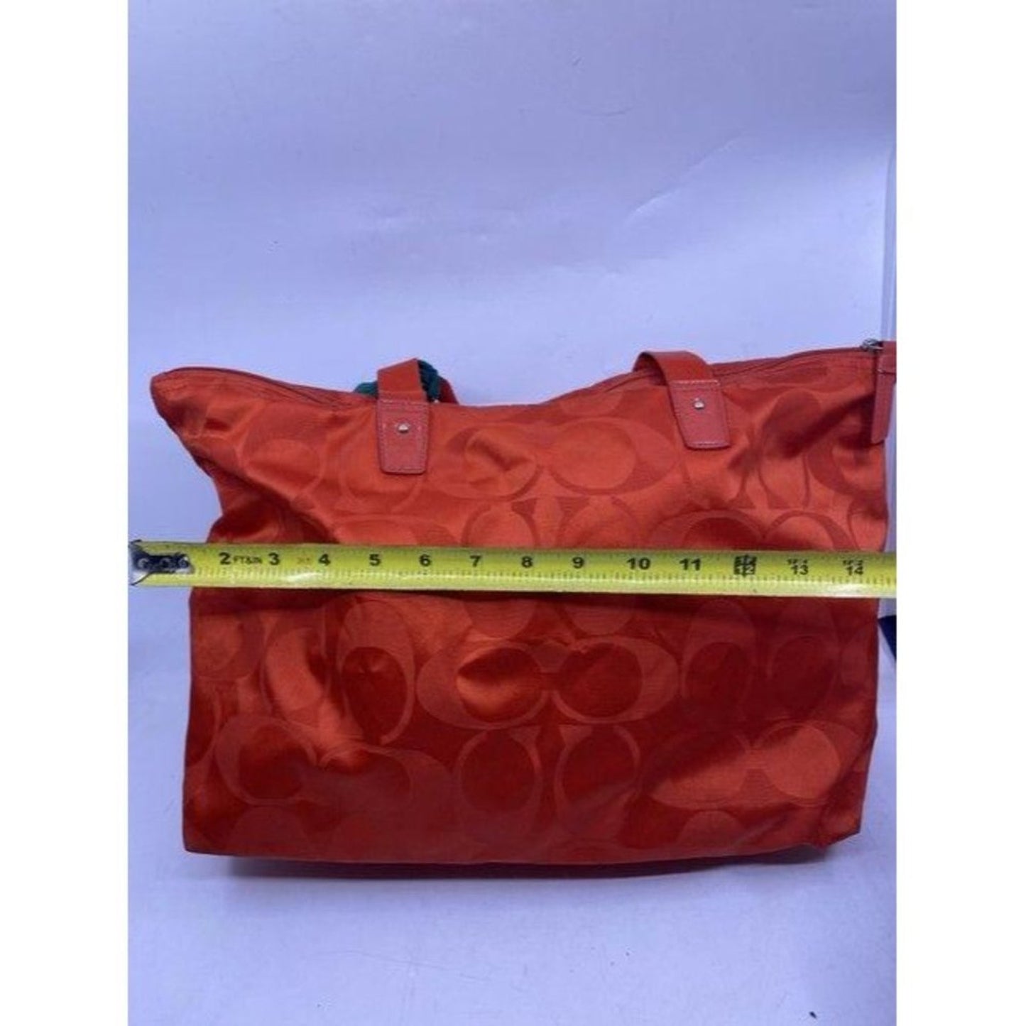 coach w w detachable specialty tie accent coral sh