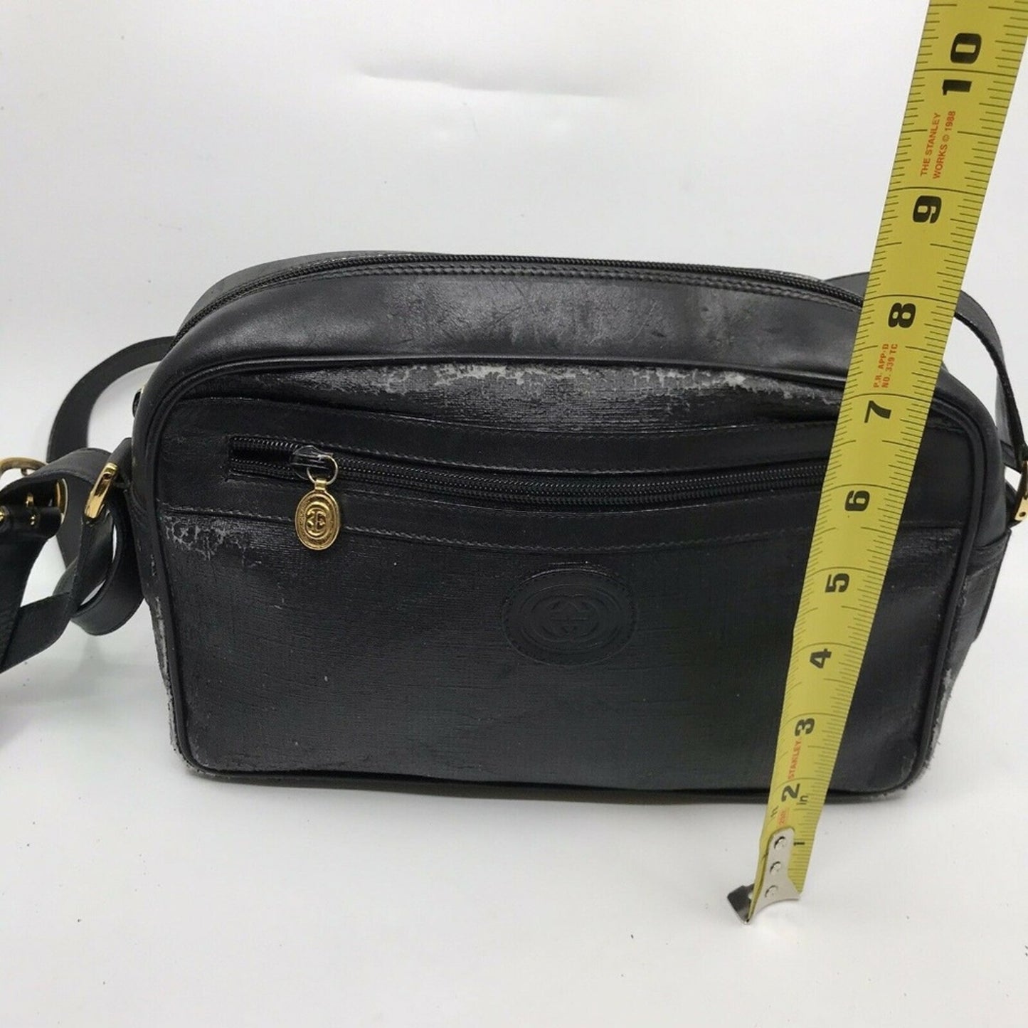 Gucci Black Crossbody Vintage Need TLC