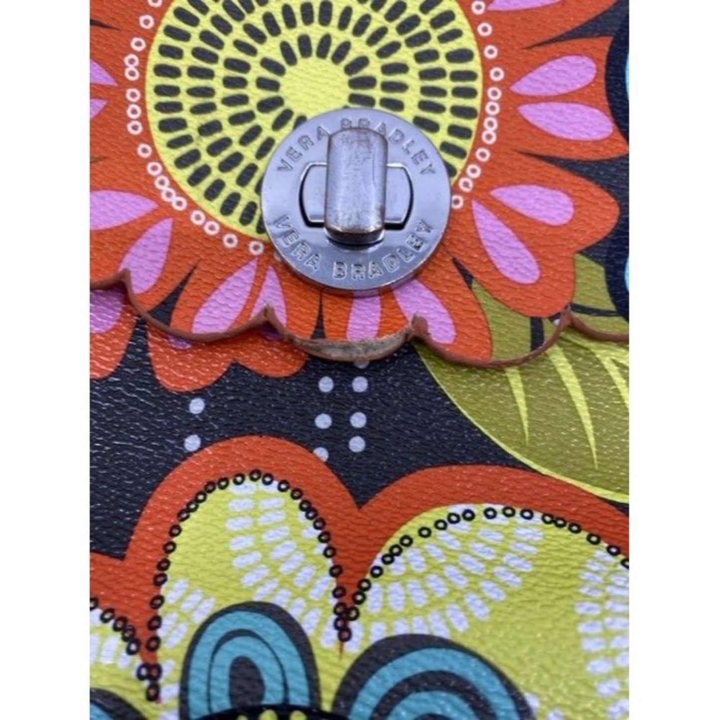 Vera Bradley Unique Multicolor Coated Canvas Cross