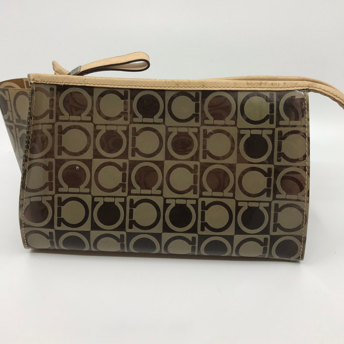 SALVATORE FERRAGAMO vintage Pastic Pouch