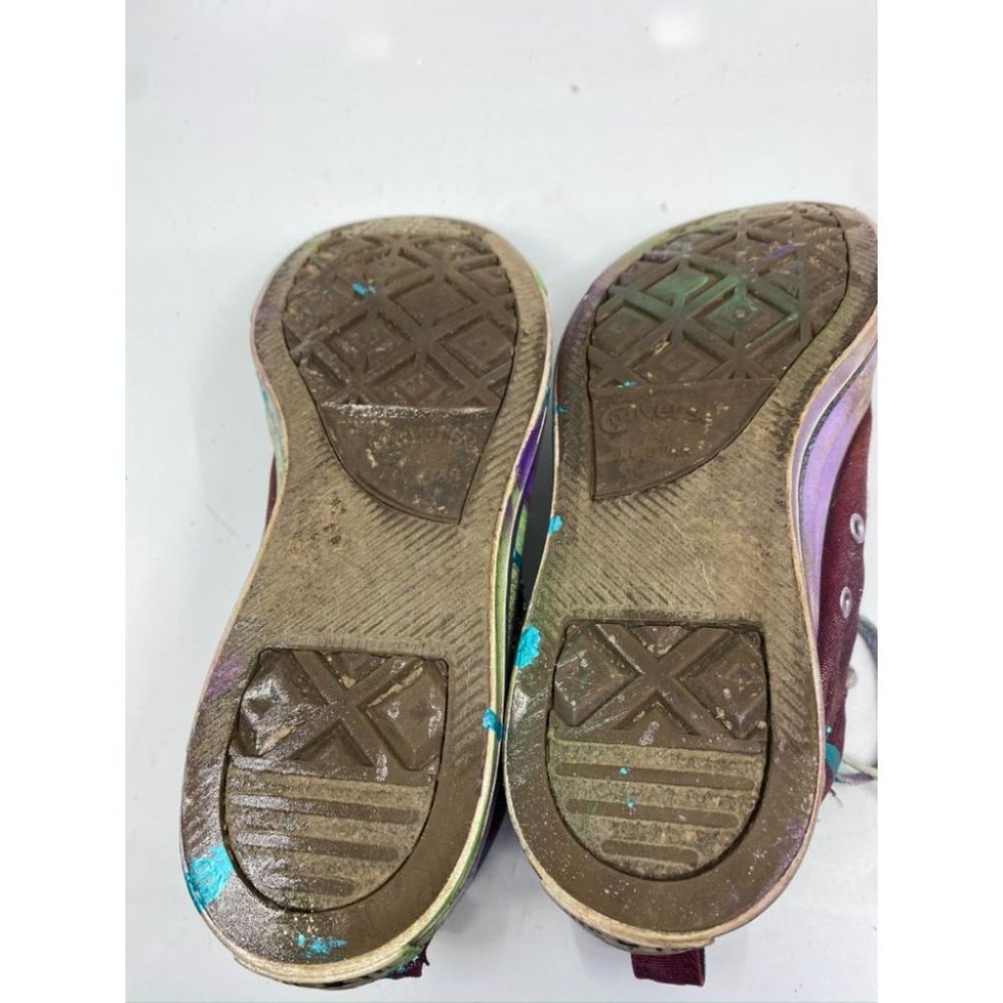Converse Sneaker Customized Multicolor Womens 10.5