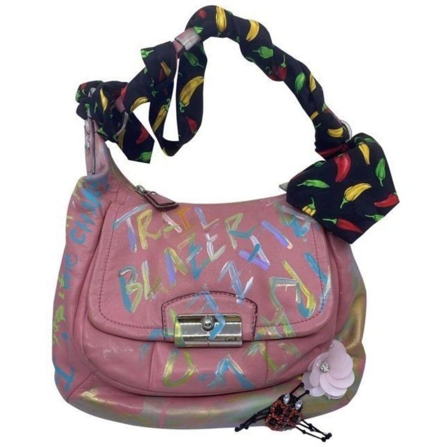 Coach w hand customized by me w applique street ar