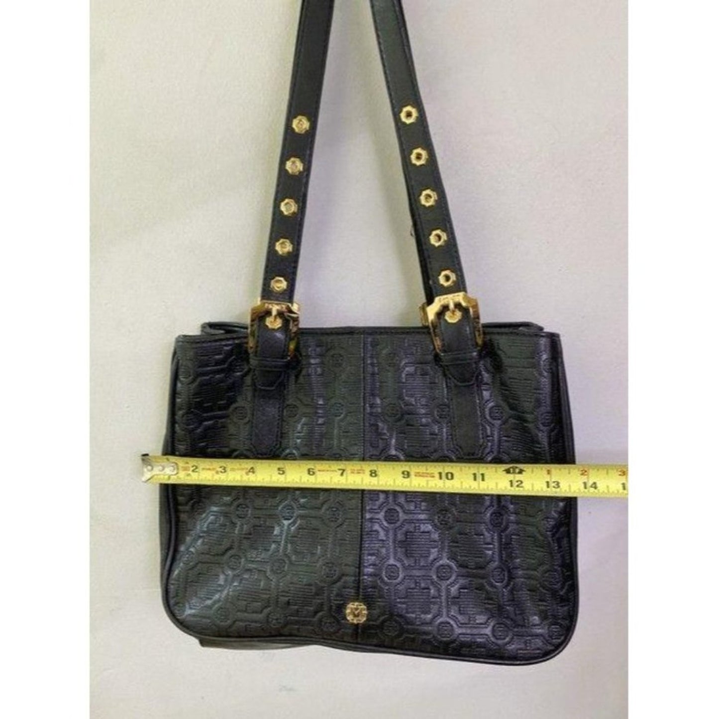 monet black shoulder bag