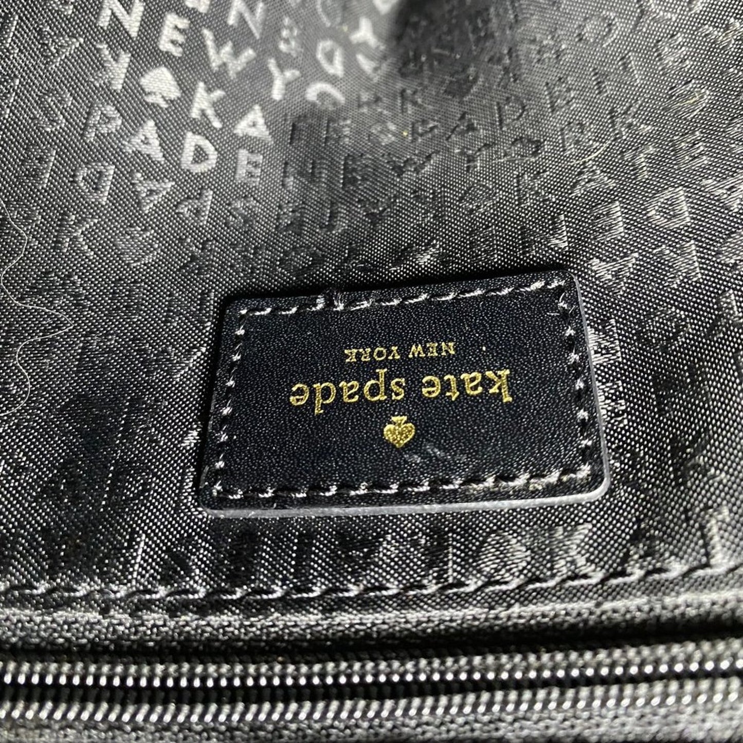 Kate Spade Black & White Medium Crossbody Bag