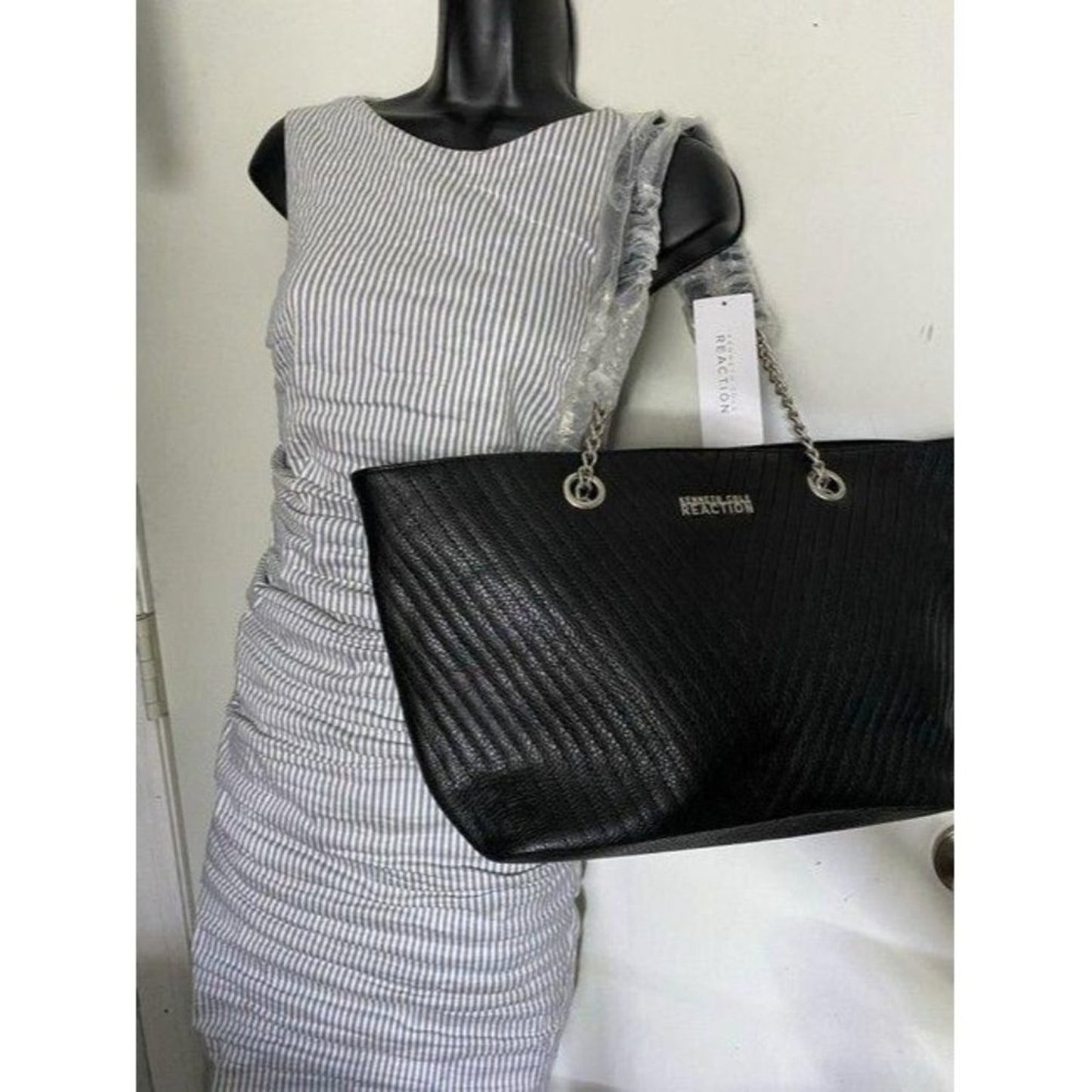 Kenneth Cole reaction msrp black leather shoulder
