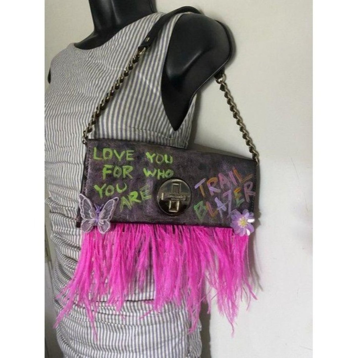 kate spade w hand customized by me w applique stre